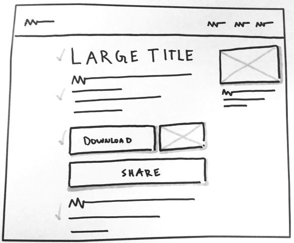 the checklist sketch
