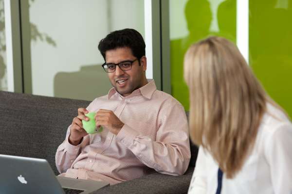 photo of people giving feedback