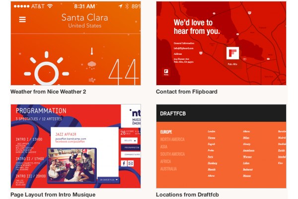 samples that use red