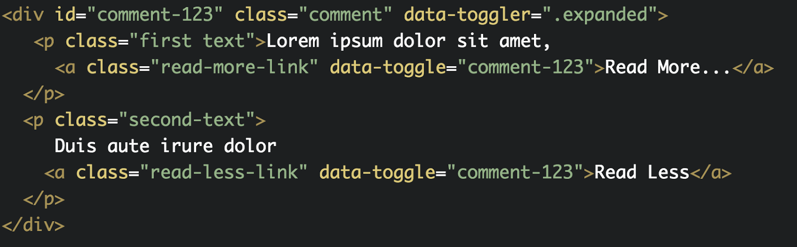 Final html example