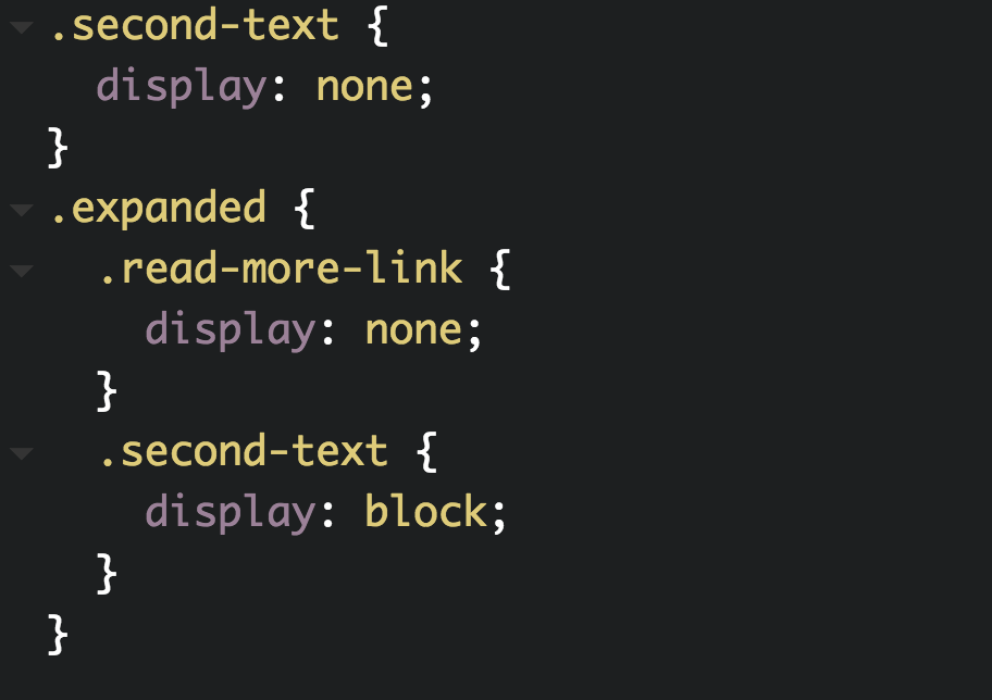 scss example