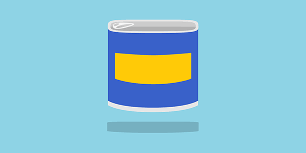 Illustration of a can of spam