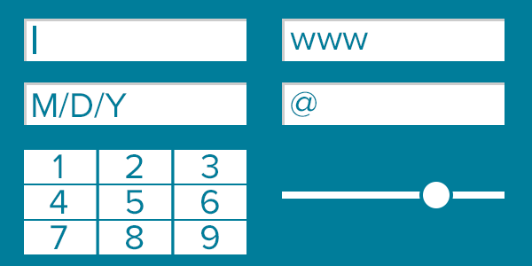 Illustration of HTML5 form fields