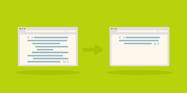 Illustration of a simplified file
