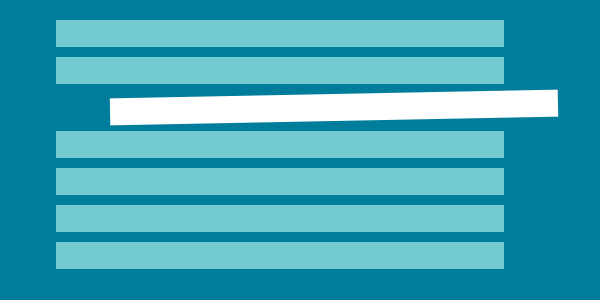 Illustration of rows moving around