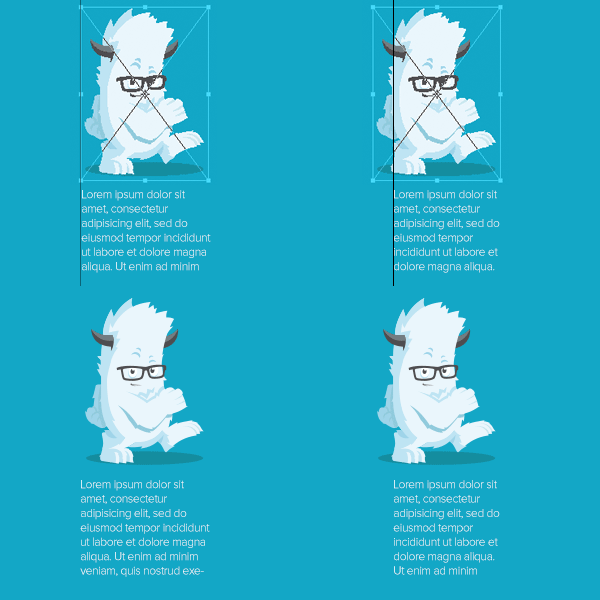 look for lines in art, not edges of the image canvas